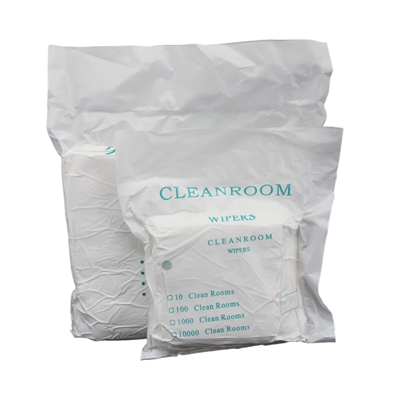 Clean Cleanroom Wiper One Percent Hundred Polyester